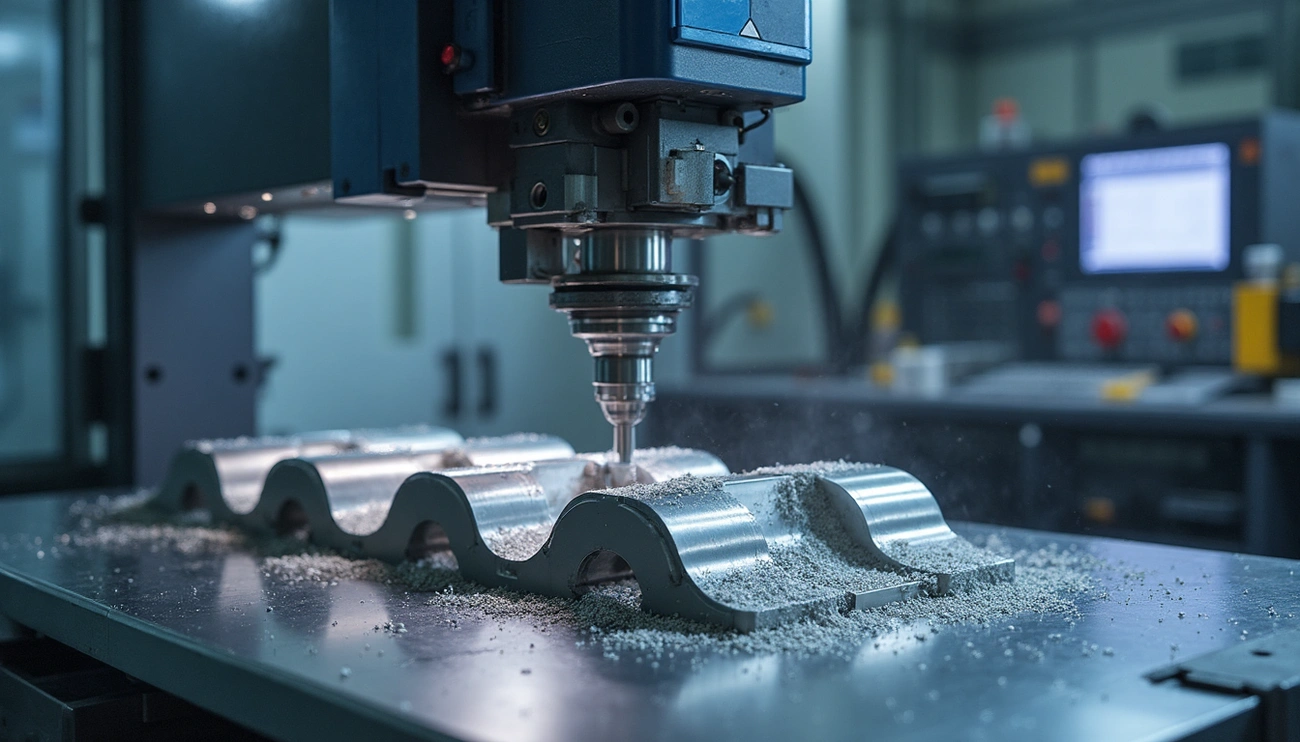 五軸數控機床銑削復雜的金屬零件 五軸數控機床銑削復雜的金屬零件